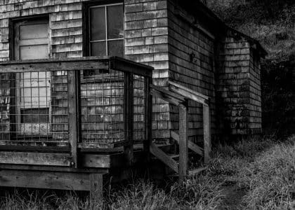 Aging wooden porch slated for partial demolition