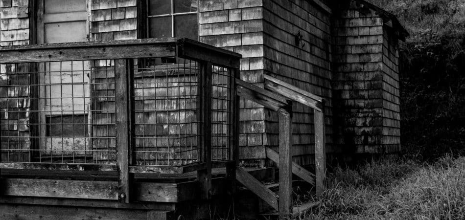 Aging wooden porch slated for partial demolition