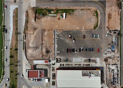Cleared and remediated lot ready for new construction